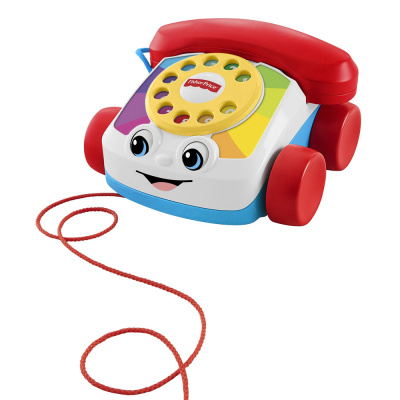 Игрушка-каталка Говорящий телефон на колесах Fisher Price FGW66